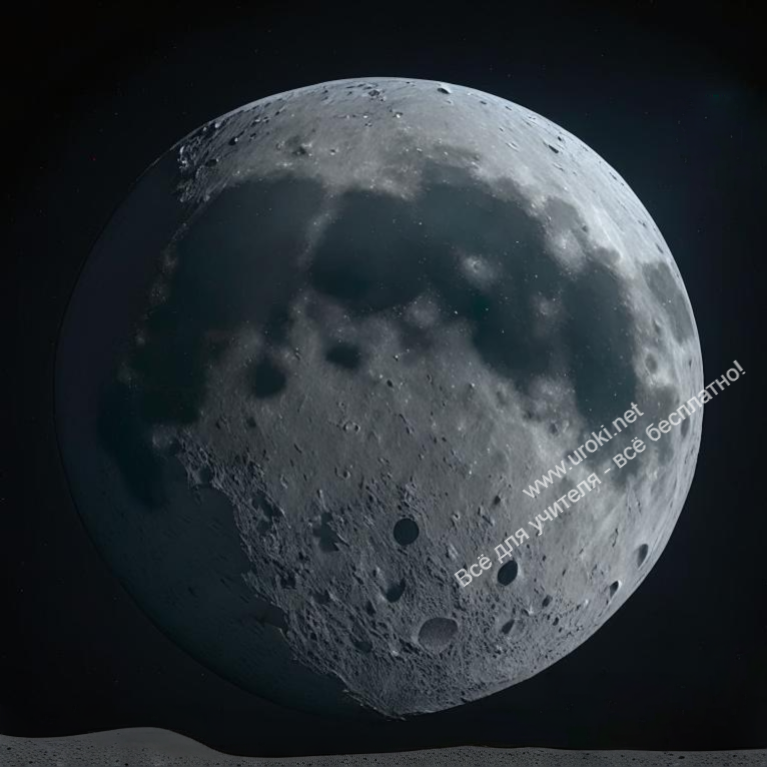 Луна - Вопросы для олимпиады по географии. Тема "Космос"